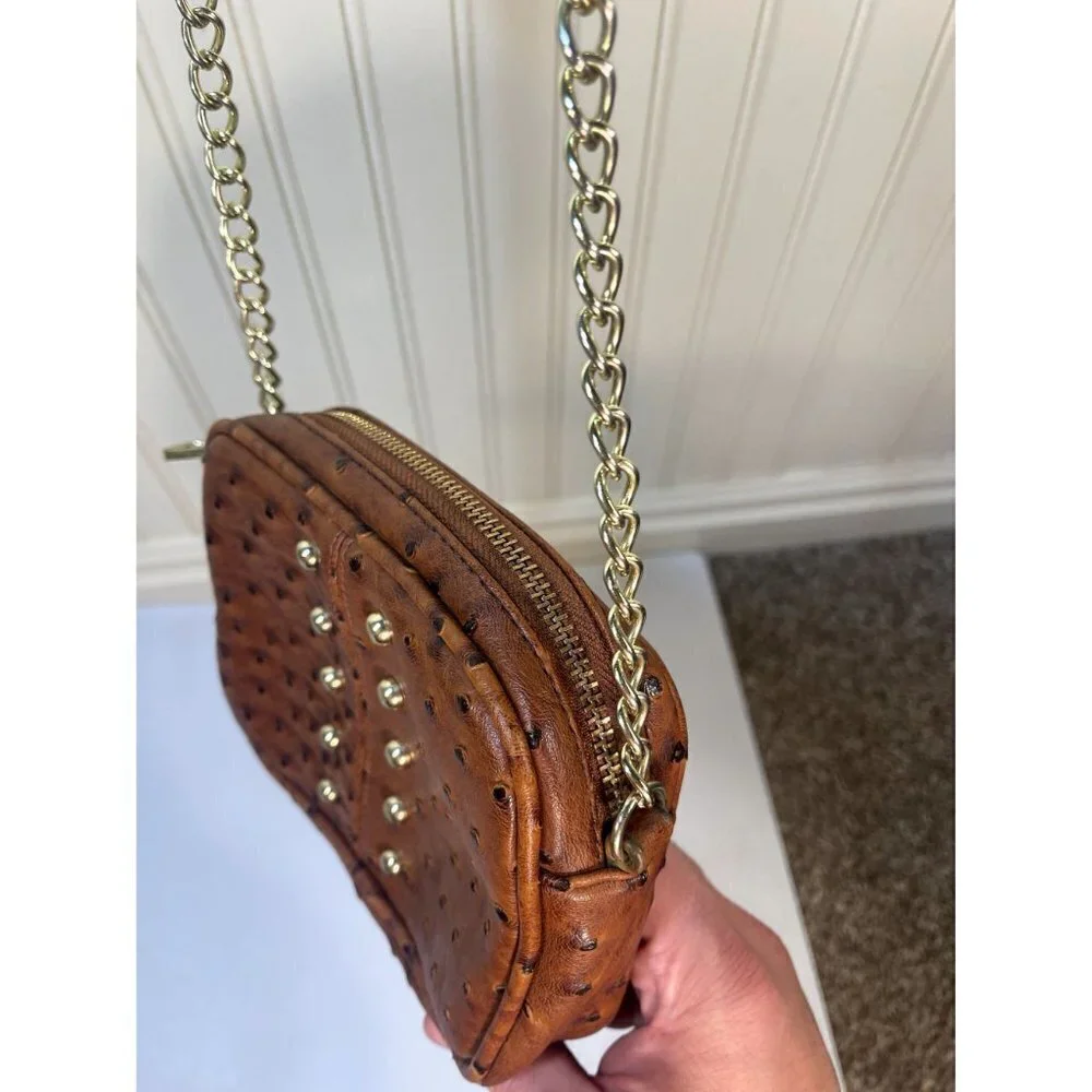 STEVE Madden ostrich print crossbody bag